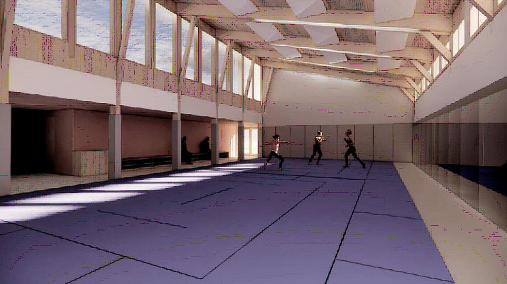 dojo extension du gymnase de Montrevel en Bresse interra spl 2